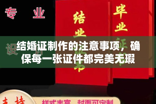 三义结婚证制作的注意事项，确保每一张证件都完美无瑕